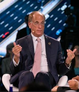 Chairman and Chief Executive of Blackrock Larry Fink at the One Planet Summit 2018. (Photo by Mike Bloomberg) Creative Commons license via Flickr